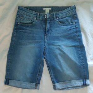 H&M denim Bermuda shorts